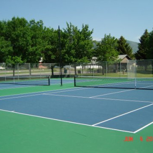 Zollinger Park Tennis Ct RAPZ upgrade